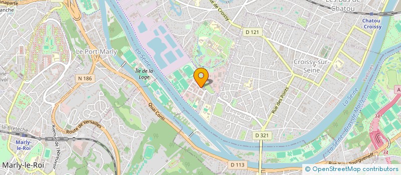 localisation de l'entreprise SCI LE BAILLI DE CROISSY  CROISSY-SUR-SEINE