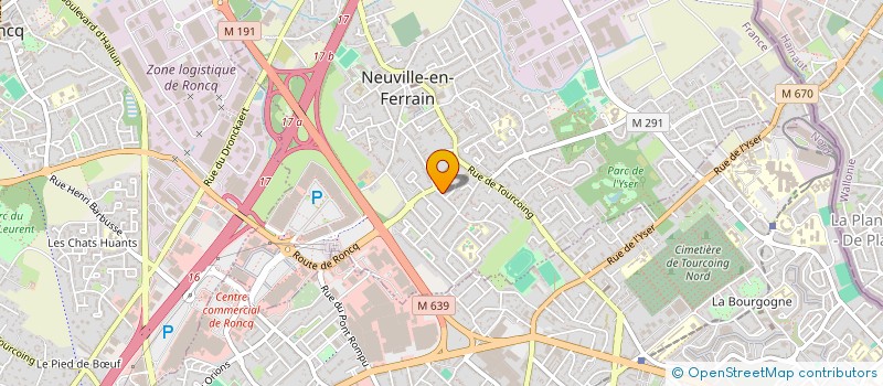 localisation de l'entreprise SCI LE BAILLY à NEUVILLE-EN-FERRAIN