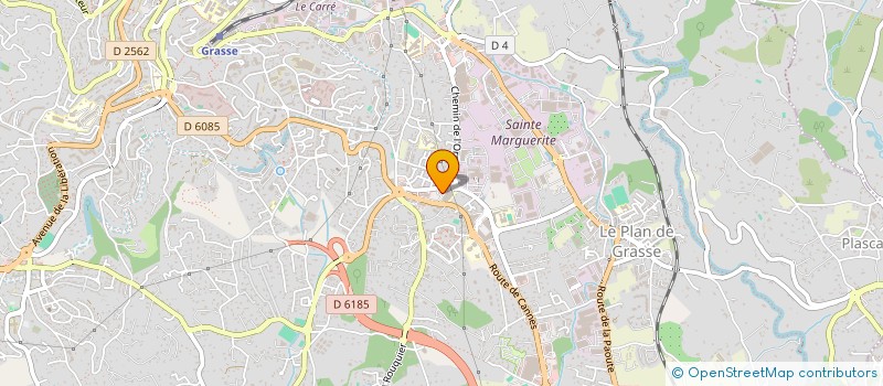 localisation de l'entreprise SCI LE BAIN à GRASSE