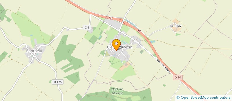 localisation de l'entreprise SCI LE BALCH  CLERY-EN-VEXIN