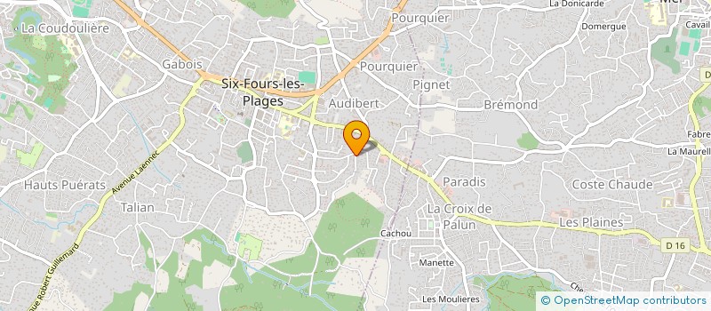 localisation de l'entreprise SCI LE BALCON à SIX-FOURS-LES-PLAGES