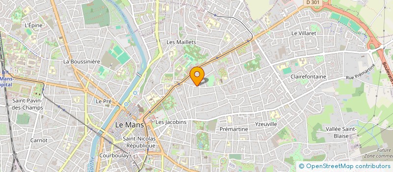 localisation de l'entreprise SCI LE BALIVEAU  COMPIEGNE