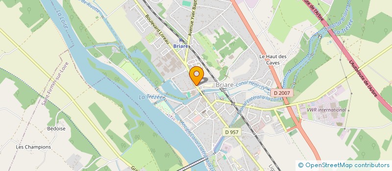 localisation de l'entreprise SCI LE BALTO à BRIARE