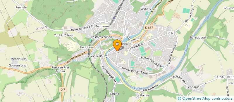 localisation de l'entreprise SCI LE BALTZER  CHATEAULIN