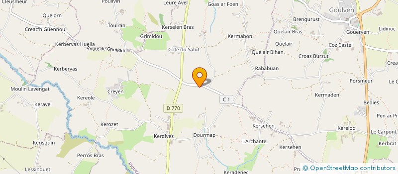 localisation de l'entreprise SCI LE BAMBOU  PLOUIDER