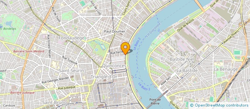 localisation de l'entreprise SCI LE BAMBY  BORDEAUX