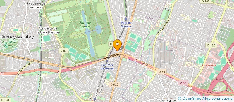 localisation de l'entreprise SCI LE BANG à ANTONY