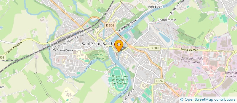 localisation de l'entreprise SCI LE BANNERET DU ROY  SABLE-SUR-SARTHE