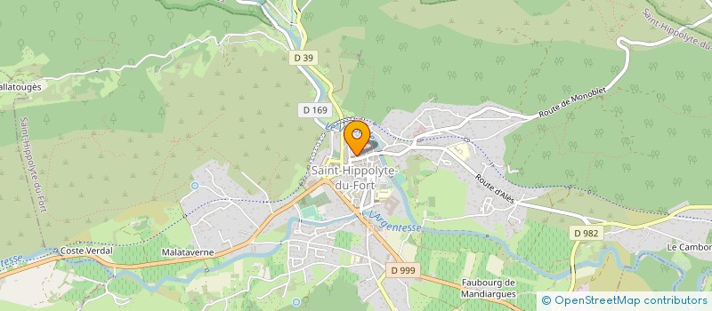 localisation de l'entreprise SCI LE BARAFORT  SAINT-HIPPOLYTE-DU-FORT