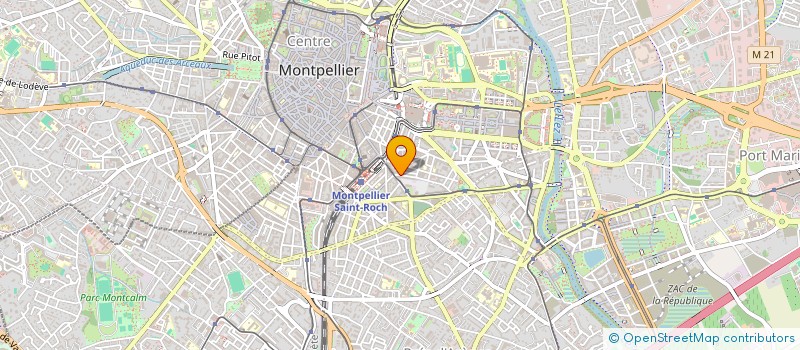 localisation de l'entreprise SCI LE BARCELONE à MONTPELLIER