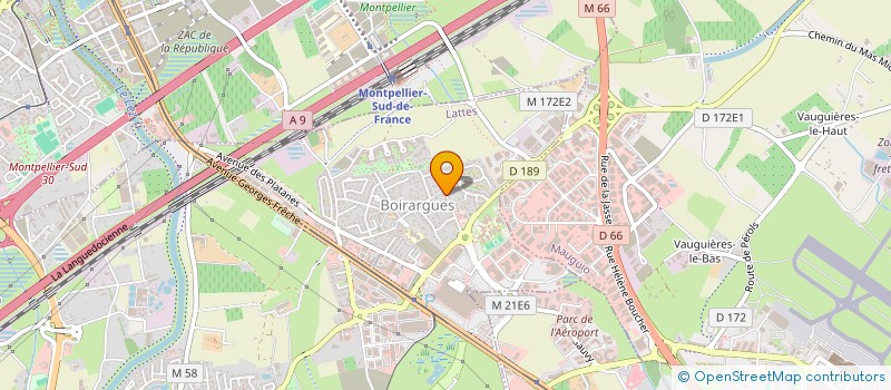 localisation de l'entreprise SCI LE BARCELONE à LATTES