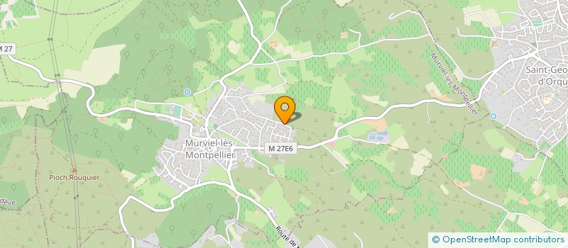 localisation de l'entreprise SCI LE BARCELONE  MURVIEL-LES-MONTPELLIER