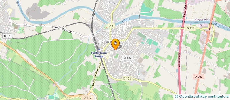 localisation de l'entreprise SCI LE BARI  RIVESALTES