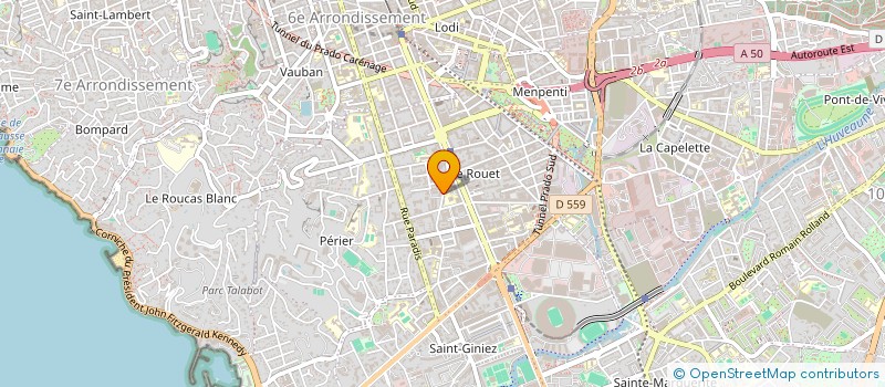 localisation de l'entreprise SCI LE BARI à MARSEILLE