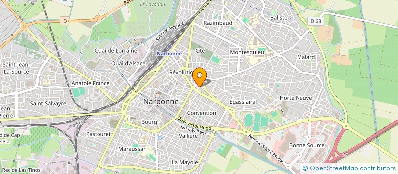 localisation de l'entreprise SCI LE BARIDON à NARBONNE