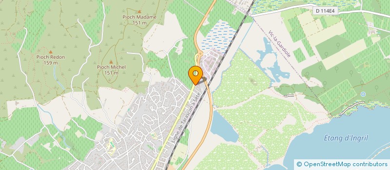 localisation de l'entreprise SCI LE BARNIER BAS à FRONTIGNAN