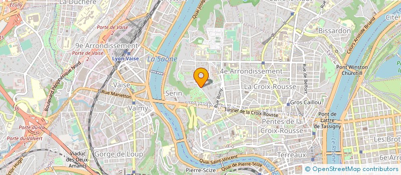 localisation de l'entreprise SCI LE BARODET  LYON