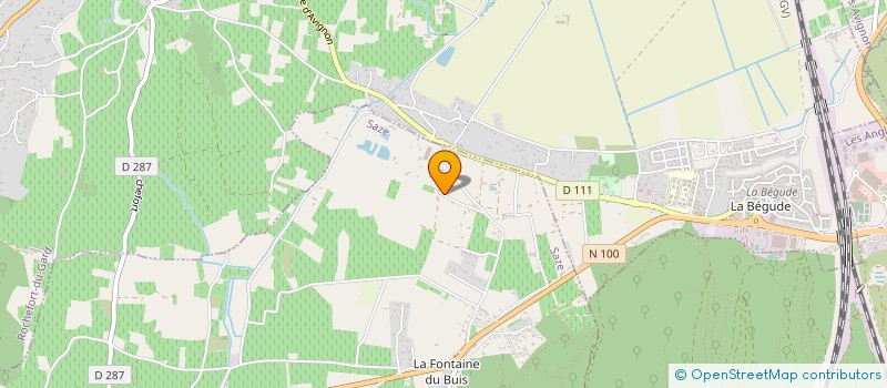 localisation de l'entreprise SCI LE BARON  SAZE