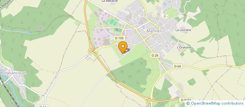 localisation de l'entreprise SCI LE BARON  MARINES