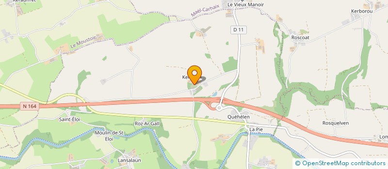 localisation de l'entreprise SCI LE BARON  LE MOUSTOIR