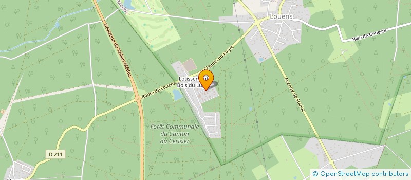 localisation de l'entreprise SCI LE BARONNET  LE PIAN-MEDOC