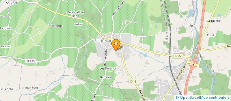 localisation de l'entreprise SCI LE BARRAIL  SAINT-MARIENS