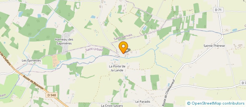 localisation de l'entreprise SCI LE BARREAU à SALLERTAINE