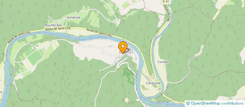 localisation de l'entreprise SCI LE BARRY  CABRERETS