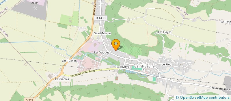 localisation de l'entreprise SCI LE BAS à SAINT-SAVIN