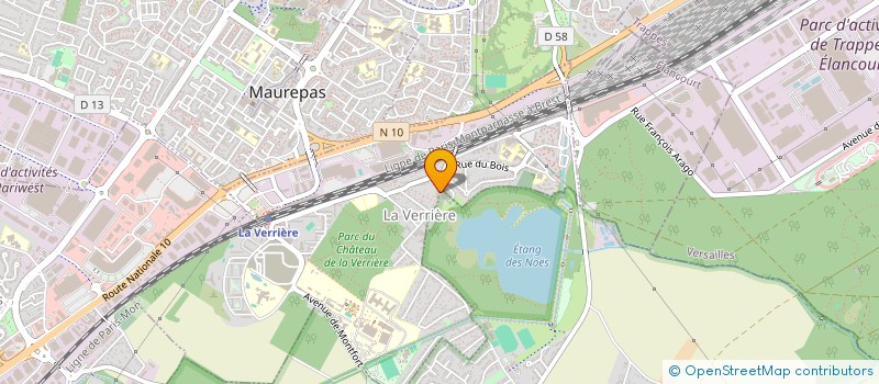 localisation de l'entreprise SCI LE BAS CERISIER  LA VERRIERE