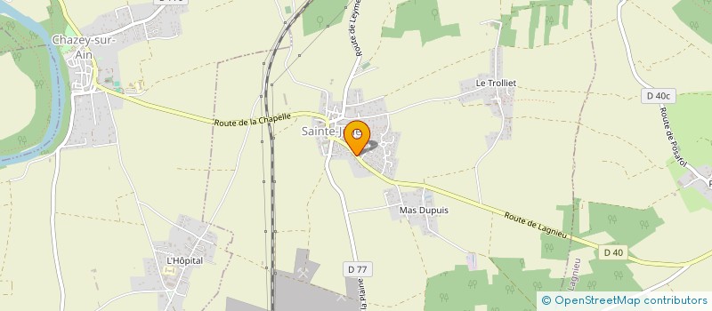 localisation de l'entreprise SCI LE BAS D'ARDY à LAGNIEU