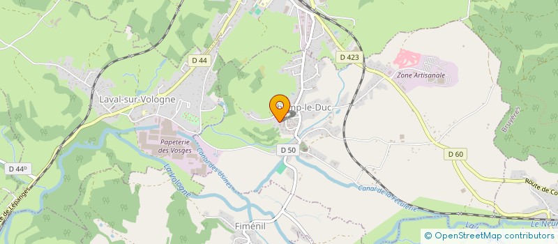 localisation de l'entreprise SCI LE BAS DE LA COTE  FREMIFONTAINE