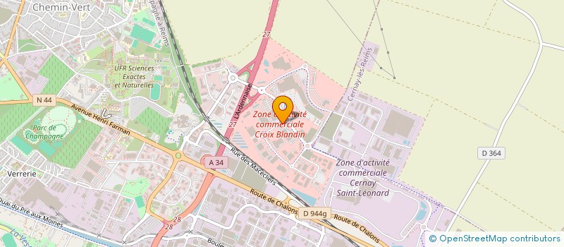 localisation de l'entreprise SCI LE BAS DE MURIGNY  REIMS