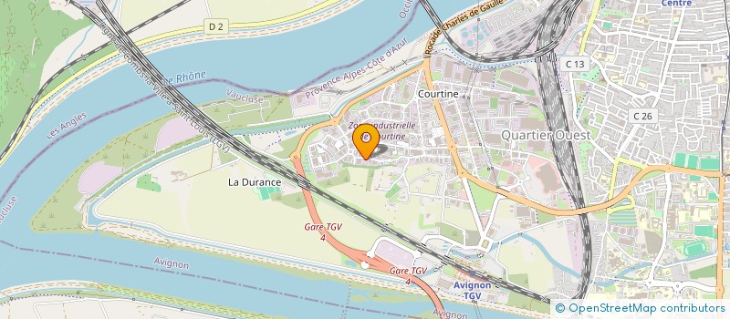 localisation de l'entreprise SCI LE BAS DU RIS  AVIGNON