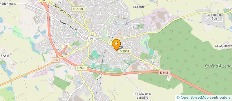 localisation de l'entreprise SCI LE BAS MOULIN  AIZENAY