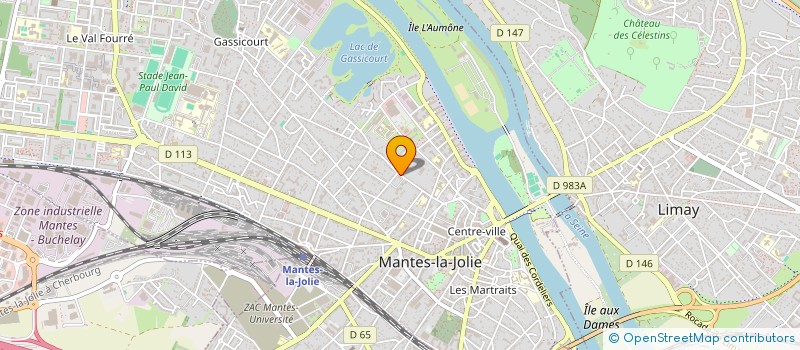 localisation de l'entreprise SCI LE BAS SAINT JACQUES  MANTES-LA-JOLIE