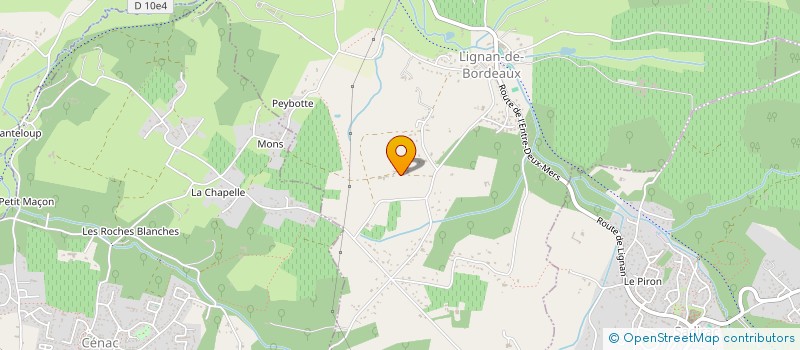 localisation de l'entreprise SCI LE BASQUE  LIGNAN-DE-BORDEAUX