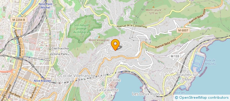 localisation de l'entreprise SCI LE BASSIN à VILLEFRANCHE-SUR-MER