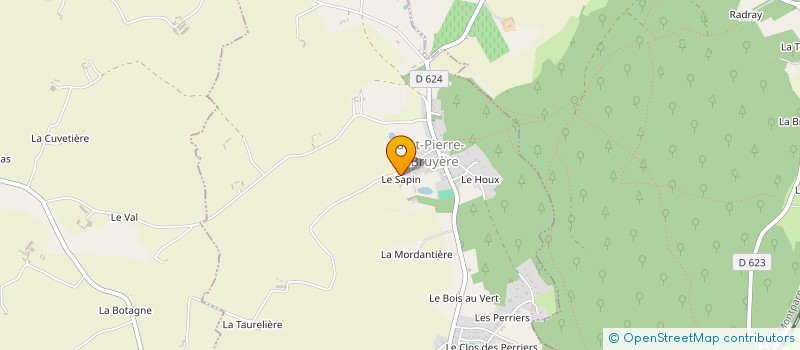 localisation de l'entreprise SCI LE BASTARD GAVAND à SAINT-PIERRE-LA-BRUYERE