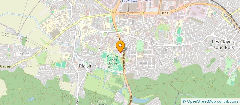 localisation de l'entreprise SCI LE BASTIDON à PLAISIR