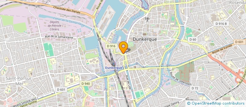 localisation de l'entreprise SCI LE BATEAU à DUNKERQUE