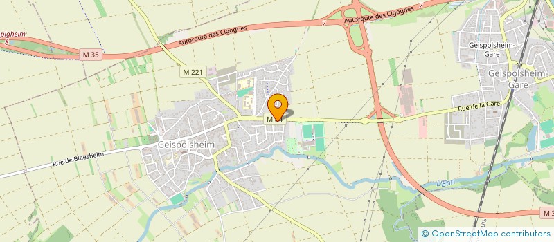 localisation de l'entreprise SCI LE BATEAU  GEISPOLSHEIM