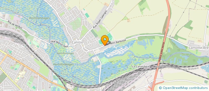 localisation de l'entreprise SCI LE BATEAU  CAMON