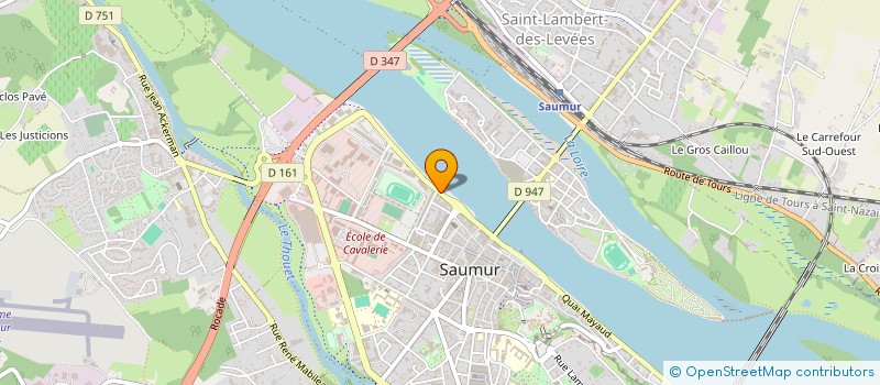 localisation de l'entreprise SCI LE BATEAU LAVOIR  SAUMUR