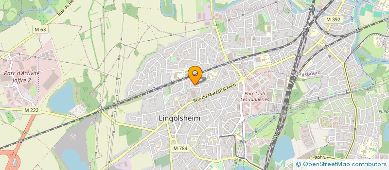 localisation de l'entreprise SCI LE BAXIL  LINGOLSHEIM