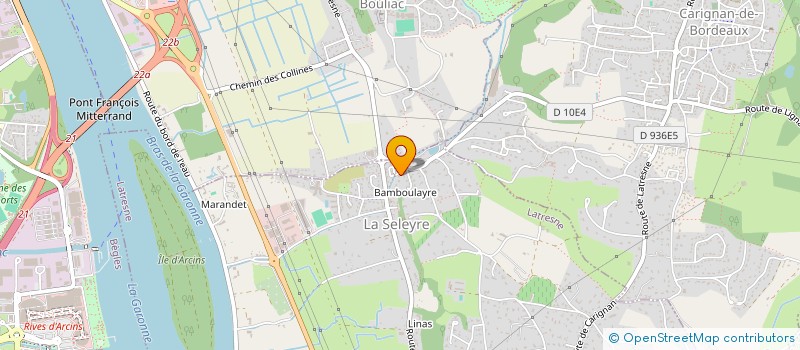 localisation de l'entreprise SCI LE BAZAR  LATRESNE