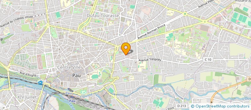 localisation de l'entreprise SCI LE BEARN à PAU