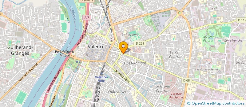 localisation de l'entreprise SCI LE BEARNAIS à VALENCE
