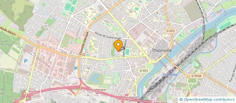 localisation de l'entreprise SCI LE BEAU COIN à THIONVILLE