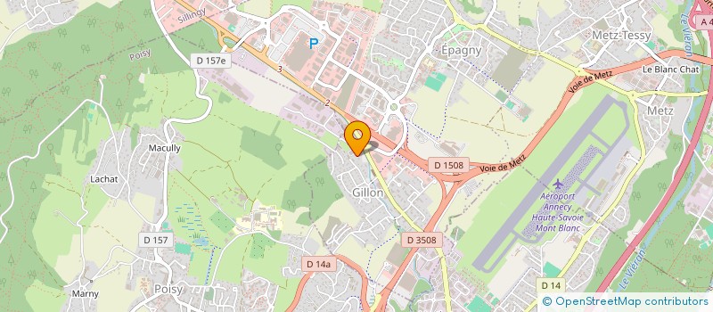 localisation de l'entreprise SCI LE BEAU JURA  EPAGNY METZ-TESSY